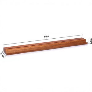 Support de pousse-cartes de mahjong en bois massif, pliable magnétique et portable, ornement de rangement de bureau en bois artisanal. - Product Image 4
