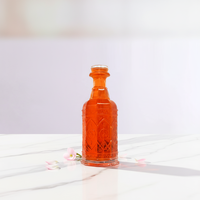 Bouteille en verre Brilliance pour Vodka, Whisky, Tequila, Brandy, Diffuseur 600ml, Écologique, avec Bouchon en Liège, Gravure Personnalisée, Logo Personnalisé, Finition Givrée
