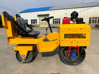 Compacteur à rouleaux vibrants à double tambour de 2,8 tonnes FVR-850 avec moteur et pompe pour la construction routière