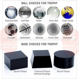 Danh Hiệu Nhựa Resin Đồng Vàng Bạc Phong Cách Cổ Điển Với Quả Cầu Trái Đất Pha Lê Giải Thưởng Danh Hiệu Nhựa Tùy Chỉnh Cho Quà Lưu Niệm RST-1001 - Product Image 5