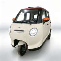 Tricycle électrique à double rangée entièrement fermé, nouvelle énergie, pour le transport de marchandises domestiques, livraison directe usine