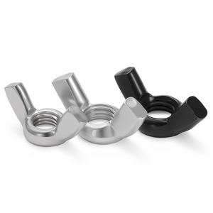 Écrous à oreilles en acier au carbone galvanisé Gelisen M3-M12, écrous papillon zingués - Product Image 1