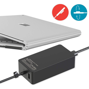 Nouvel adaptateur secteur 102W 15V 6.33A pour Surface Book 2 1, Surface Laptop 3 2 1, Surface <span class=keywords><strong>Pro</strong></span> X <span class=keywords><strong>Pro</strong></span> 7 <span class=keywords><strong>Pro</strong></span> 6 <span class=keywords><strong>Pro</strong></span> <span class=keywords><strong>5</strong></span> <span class=keywords><strong>Pro</strong></span> 4 <span class=keywords><strong>Pro</strong></span> 3 - Product Image 3