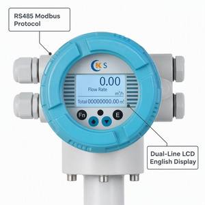 Débitmètre CXLD DN10 PN40, électrode en PTFE et acier inoxydable 316L, connectivité RS485, précision 0,5 - Product Image 5