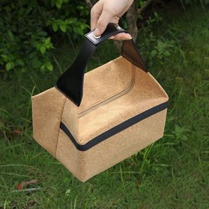 Large Capacity Lunch Bag Portable Teaware Bag Vintage Lunchbox <b>Picnic</b> Basket for Camping - Product Image 4