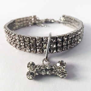 Collar De Perlas Para Perro, Collar Ajustable Con Perlas De Fantasía, Joyería Con Diamantes De Imitación, Bonito Collar De Boda, Accesorios Para Disfraz De Niña, Para Perros Pequeños, Cachorros Y Gat