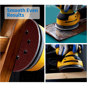 Disco de Lijado de 5 Pulgadas, 60 Piezas, Grano 240-1000, con Velcro, 8 Orificios, para Lijadora Orbital, Envío Gratuito en EE. UU., Envío en 24 Horas - Product Image 5