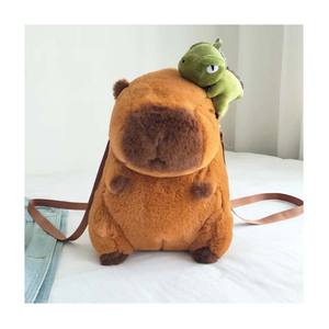 Хит продаж, рюкзаки Capybara, плюшевые игрушки, милые мягкие детские креативные плюшевые сумки Capybara - Product Image 1