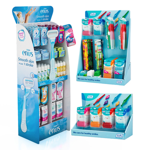 Tùy chỉnh thân thiện với môi cho sản phẩm Bàn chải đánh răng sóng gấp 3 kệ miễn phí đứng cho sàn hiển thị các tông đứng - Product Image 6