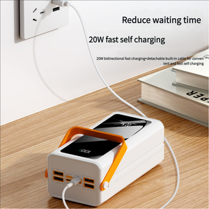 Vente en gros OEM Outdoor Camping Power Bank & Station de charge de phares 22.5W Grande capacité 60000 MAh <span class=keywords><strong>Compatible</strong></span> Live Streaming - Product Image 5