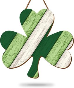 Adorno para el Hogar del Día de San Patricio, Colgante de Madera con Tréboles Irlandeses para Decoración de Fiestas, Venta al Por Mayor, Nueva Llegada - Product Image 1