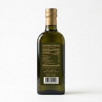 Étiquettes en papier personnalisées de qualité supérieure avec estampage à chaud doré et autocollants à lamination mate pour l'huile d'olive et les produits alimentaires de luxe