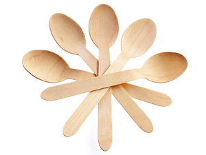 Ensemble de couverts jetables en bambou de qualité alimentaire, biodégradables, cuillère, couteau, fourchette en bois pour le camping, les fêtes, les plats à emporter - Product Image 1
