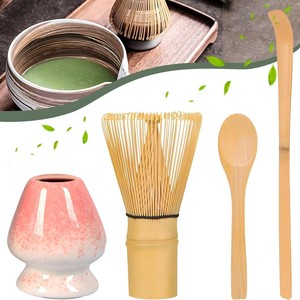 Ensemble de thé matcha minimaliste chinois avec cuillère et accessoires - Product Image 5
