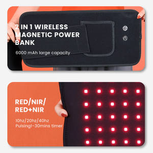 Nuovo arrivo all'ingrosso <span class=keywords><strong>OEM</strong></span> terapia della luce di guarigione a infrarossi 660nm cintura di terapia della luce rossa sollievo dal dolore LED luce rossa cintura - Product Image 4
