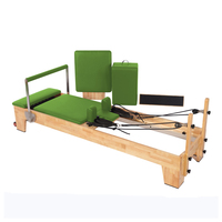 Equipo de Pilates Studio, Reformer de Pilates de Madera de Roble, Cama de Pilates, Máquina de Pilates de Madera, Reformer de Pilates de Madera de Roble