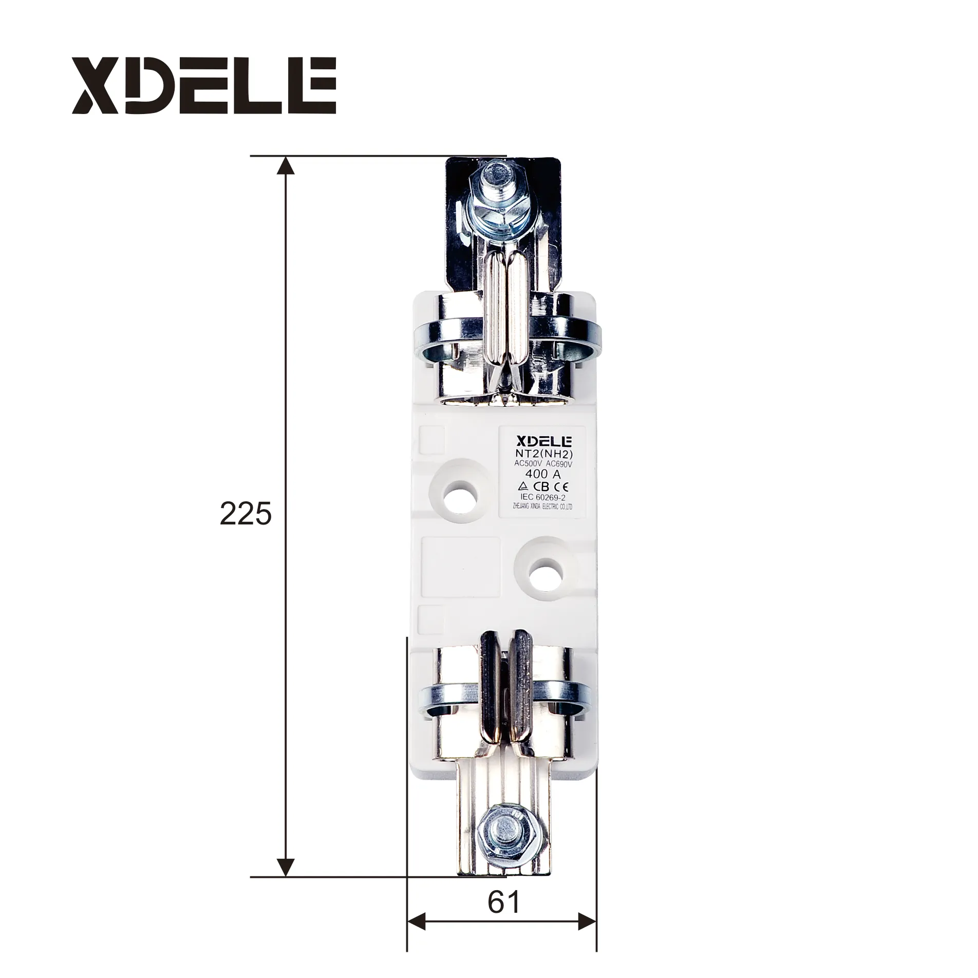 NH NT RT16 63A 100A 125A 160A 200A 250A 300A 400A 500A 630A HRC fusibile e Base fusibile