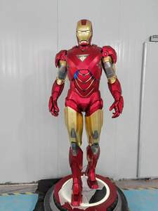 Costume d'armure Iron Man MK6 de taille réelle, entièrement fonctionnel, éclairage LED, statue de collection pour décoration intérieure - Product Image 1