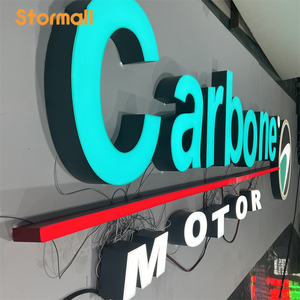 Insegna Luminosa 3D per Esterni, Lettere Logo a Canale LED, Pannello Pubblicitario in Acrilico Illuminato per Attività Commerciali - Product Image 1