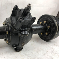 DIY Quad à quatre roues GO KART KARTING ATV UTV Buggy Transmission à tambour de frein 52CM Essieu arrière avec différentiel