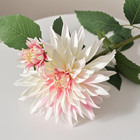 Fleur de Dahlia Artificielle pour Décoration de Mariage, Aménagement de Scène d'Auditorium, Décoration Intérieure, Fleur de Table, Plante Artificielle