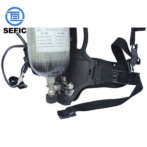 Appareil respiratoire autonome (ARA) certifié CE pour pompiers, marché européen, <span class=keywords><strong>bouteille</strong></span> <span class=keywords><strong>de</strong></span> <span class=keywords><strong>gaz</strong></span> en fibre <span class=keywords><strong>de</strong></span> carbone <span class=keywords><strong>de</strong></span> 6,8 L - Product Image 6