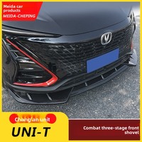 Pare-chocs avant Changan UNI-T avec barre anti-collision et ruban adhésif de 3 m pour l'installation, accessoires extérieurs noir mat