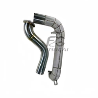 Collecteur d'échappement SS304 haute performance pour Mercedes-Benz AMG A35 A35L 2.0T W177 2019-2023 – Tuyau de vidange direct à flux libre