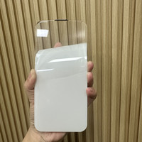 Verre trempé à grand arc de haute qualité sans protecteur de bord noir pour iPhone 16 Pro Max Film anti-explosion pour iPhone 15 14
