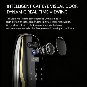 Nhà Sản Xuất OEM Palm Tĩnh Mạch 3D Nhận Dạng Khuôn Mặt Thông Minh Cửa Khóa Tự Động Vân Tay Điện Tử Tuya Wifi Khóa Cho Nhà - Product Image 5