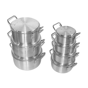 Ensemble d'ustensiles de cuisine en aluminium Ensemble de casseroles de cuisine épaissies Pots à soupe à induction Juego De Ollas 14pcs Casserole Ollas De <span class=keywords><strong>Cocin</strong></span> - Product Image 6