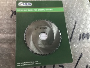 Lames de scie orbitale Lefon pour tubes en acier inoxydable, qualité industrielle, diamètre 63/68/80 mm, 72 dents, acier rapide - Product Image 6