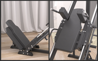 Équipement de Musculation Commercial Haute Qualité Presse à Cuisses Latérale Machine Inversée à Pédales Reverse Machine Hack Squat 45 Degrés