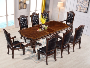 ชุดโต๊ะทานอาหารไม้เฟอร์นิเจอร์สไตล์อเมริกันสุดหรูชุดห้องรับประทานอาหารเฟอร์นิเจอร์คลาสสิกเก้าอี้โต๊ะไม้เบิร์ช - Product Image 4
