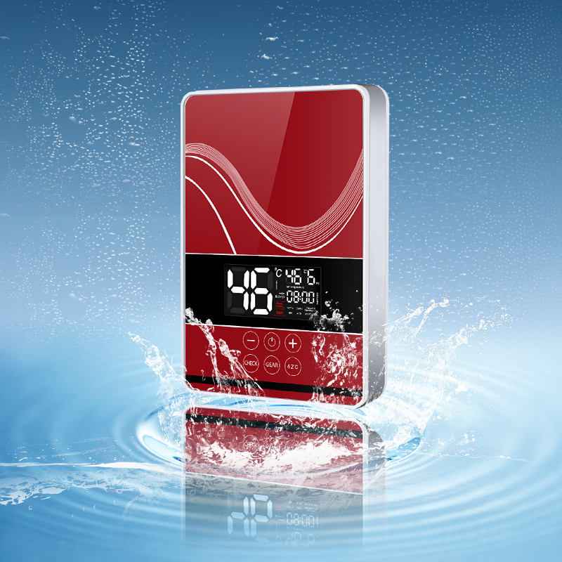 EU ROHS Certified Smart Touch Control Compact Constant Temperature Tankless Water Heater for Home Appliance Wholesale