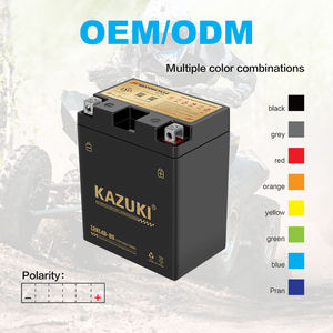 12V14ah KAZUKI Soporte Personalizado Buen Precio <span class=keywords><strong>AGM</strong></span>/GEl Moto Batería - Product Image 4