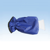 Auto Windshield Cleaning Glove with Ice Shovel Ice Scraper with Glove