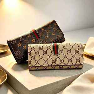 Portefeuille long en cuir PU pour homme, pochette décontractée à fermeture éclair pour homme et femme, vente en gros, offre spéciale - Product Image 1