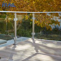 Rampe en verre en acier inoxydable sur mesure, balustrade pour balcon, escalier, terrasse, extérieur, intérieur, main courante anti-rouille, directement de l'usine