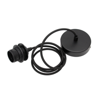 Lustres lampes E27 douille de lampe avec câble métallique plafond auvent