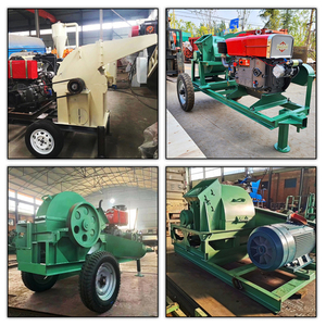 Máquina De Serragem Móvel Triturador De Madeira De Boca Quadrada Log Triturando Ramo De Milho Trituração com Máquina De Peneira Diferente - Product Image 5