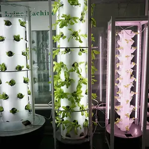 Lyine Indoor Plant Water Cycle Garden Growing Systems torre aeroponica verticale idroponica verticale