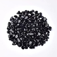 Pierre d'obsidienne noire roulée en gros, gravier d'obsidienne naturelle, éclats de cristal à vendre
