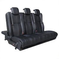 Siège inclinable VIP de luxe en cuir pour fourgon, modifié en lit pliant pour conversion de fourgon, limousine, camping-car, caravane