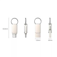 Flash Drive USB Type-C Mobile dengan Rotasi 360 Derajat OTG untuk Ponsel dan Komputer 1TB 2TB Penyimpanan Besar Flash Drive USB 3.0