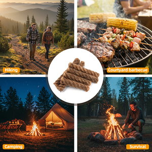 Cuerda Encendedora de Cera de Cáñamo Personalizada Baiyuheng, Encendedor de Fuego Resistente al Agua para Acampar al Aire Libre - Product Image 6