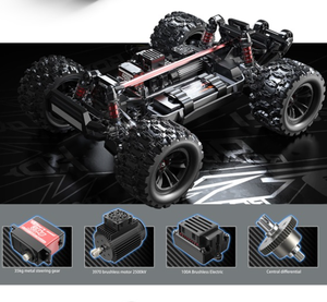 MJX 10208 <span class=keywords><strong>hyper</strong></span> go brushless véhicule camion haute vitesse télécommande voiture - Product Image 5