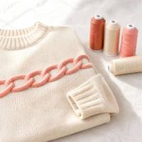 Fil à broder au point de chaînette 28S 2 plis en nylon, 265 couleurs, 1500m, broderie chenille, vente en gros