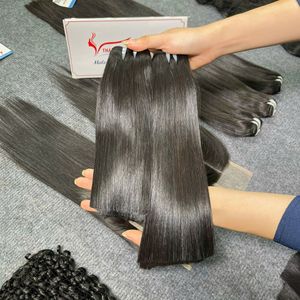 Descuento de Año Nuevo 100% Extensiones de cabello humano virgen Remy vietnamita Paquetes de cabello de trama recta de hueso negro Listo para enviar - Product Image 6