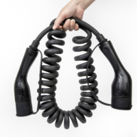Nouveau câble d'extension de charge pour véhicule électrique Auxus, vente chaude, type 2 vers type 2, 32 ampères, 7 kW pour véhicule électrique